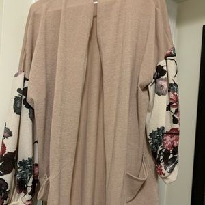 Long Floral Sweater